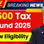 $500 Tax Refund 2025